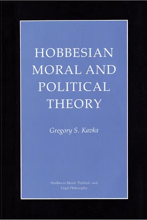 Hobbesian Moral and Political Theory