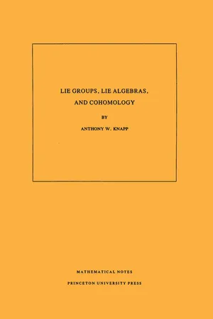 Lie Groups, Lie Algebras, and Cohomology. (MN-34), Volume 34