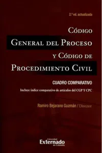 Código General del Proceso y Código de Procedimiento Civil: Cuadro comparativo_cover