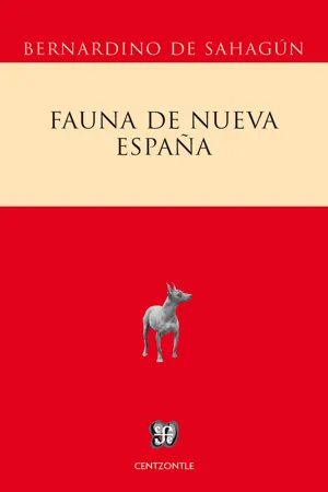 Fauna de la Nueva España