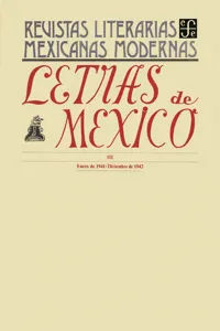 Letras de México III, enero de 1941 - diciembre de 1942_cover