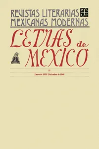 Letras de México II, enero de 1939-diciembre de 1940_cover