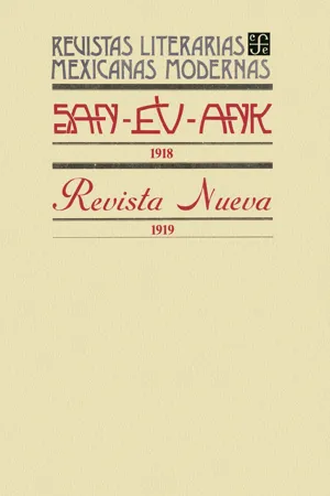 San-Ev-Ank, 1918. Revista Nueva, 1919