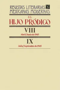 El hijo pródigo VIII, abril-junio de 1945-IX, julio-septiembre de 1945_cover