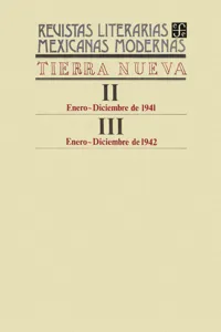 Tierra nueva II, enero-diciembre de 1941–III, enero–diciembre de 1942_cover