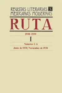 Ruta 1938-1939 I, números 1-6, junio-noviembre de 1938_cover