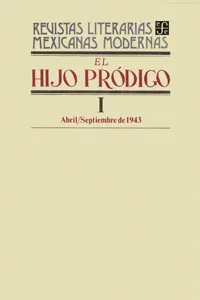 El hijo pródigo I, abril-septiembre de 1943_cover