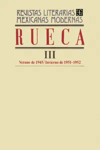 Rueca III, verano de 1945-invierno de 1951-1952_cover