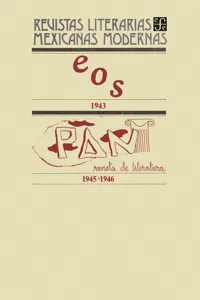 Eos, 1943-Pan. Revista de literatura, 1945-1946_cover