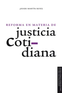 Reforma en materia de justicia cotidiana_cover