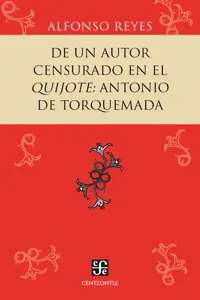 De un autor censurado en el Quijote: Antonio de Torquemada_cover