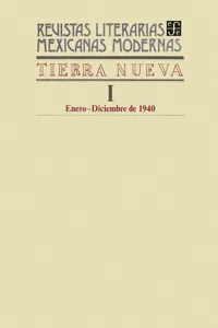 Tierra nueva I, enero-diciembre de 1940_cover