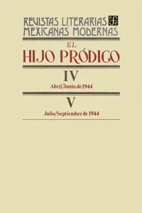 El hijo pródigo IV, abril-junio de 1944-V, julio-septiembre de 1944_cover