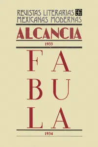 Alcancía, 1933. Fábula, 1934_cover