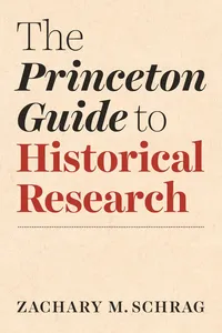 The Princeton Guide to Historical Research_cover