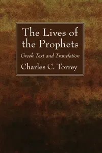 The Lives of the Prophets_cover