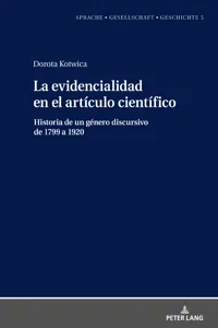 La evidencialidad en el artículo científico_cover