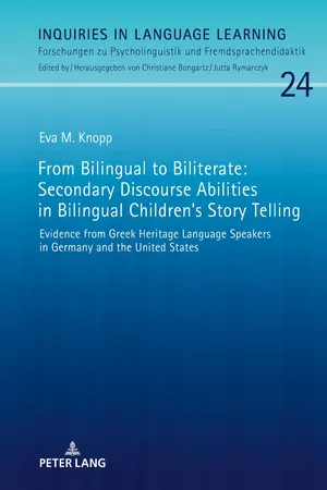 From Bilingual to Biliterate: Secondary Discourse Abilities in Bilingual Childrens Story Telling