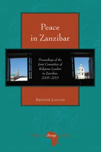 Peace in Zanzibar_cover