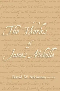 The Works of James Melville_cover