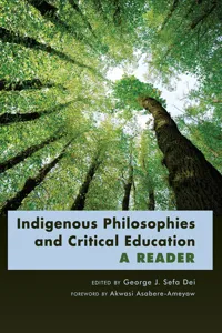 Indigenous Philosophies and Critical Education_cover