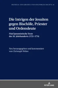 Die Intrigen der Jesuiten gegen Bischöfe, Priester und Ordensleute_cover