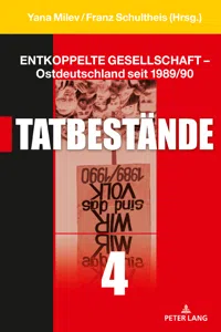 Entkoppelte Gesellschaft Ostdeutschland seit 1989/90_cover