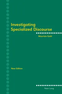 Investigating Specialized Discourse_cover
