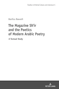 The Magazine Shir and the Poetics of Modern Arabic Poetry_cover