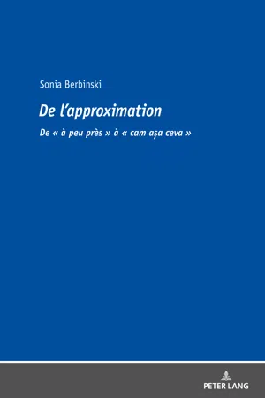 De l'approximation