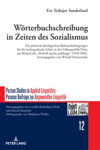 Wörterbuchschreibung in Zeiten des Sozialismus_cover