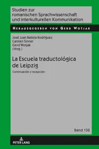 La Escuela traductológica de Leipzig_cover