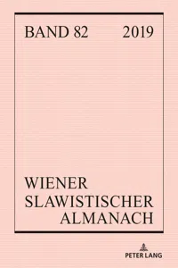 Wiener Slawistischer Almanach Band 82/2019_cover