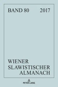 Wiener Slawistischer Almanach Band 80/2018_cover