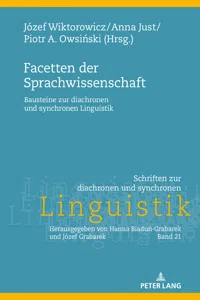 Facetten der Sprachwissenschaft_cover