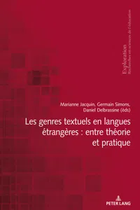 Les genres textuels en langues étrangères : entre théorie et pratique_cover