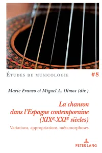 La chanson dans l'Espagne contemporaine_cover