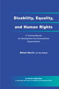 Disability, Equality and Human Rights_cover