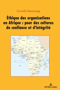 Ethique des organisations en Afrique : pour des cultures de confiance et dintégrité_cover