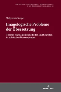 Imagologische Probleme der Übersetzung_cover