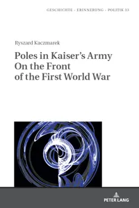 Poles in Kaisers Army On the Front of the First World War_cover