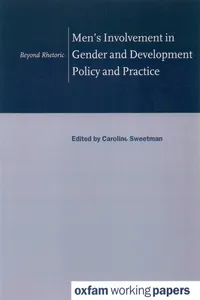 Men's Involvement in Gender and Development Policy and Practice_cover
