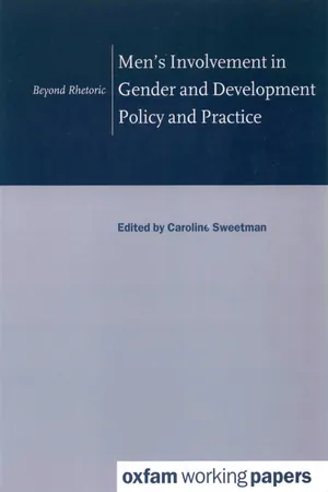 Men's Involvement in Gender and Development Policy and Practice