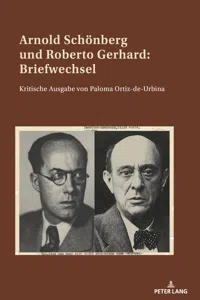 Arnold Schönberg und Roberto Gerhard: Briefwechsel_cover