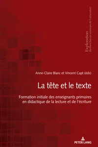 La tête et le texte_cover