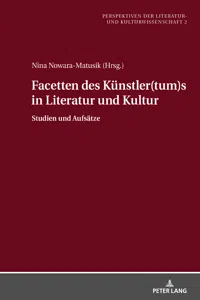 Facetten des Künstles in Literatur und Kultur_cover