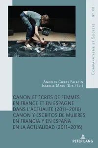 Canon et écrits de femmes en France et en Espagne dans l'actualitCanon y escritos de mujeres en Francia y en España en la actualidad_cover