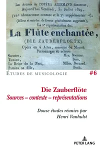 Die Zauberflöte, Sources - contexte - représentations_cover