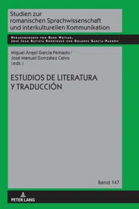 Estudios de literatura y traducción_cover