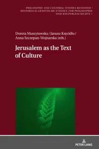 Jerusalem as the Text of Culture_cover